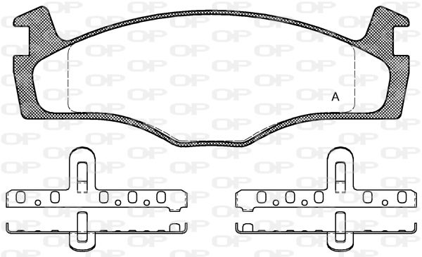 OPEN PARTS Jarrupala, levyjarru BPA0171.10